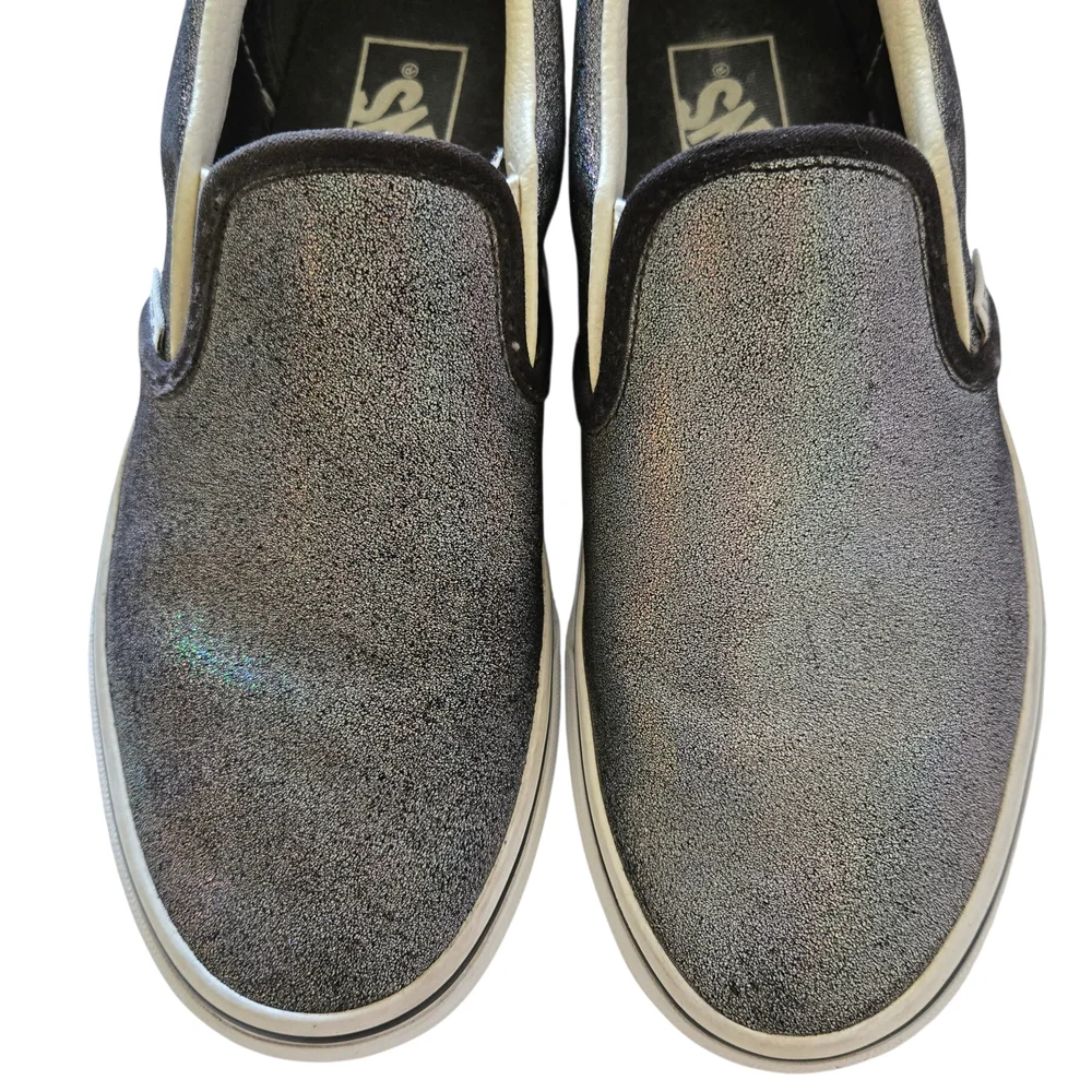 Vans Womens Black‎ Slip-On Shoes - Picture 5 of 13